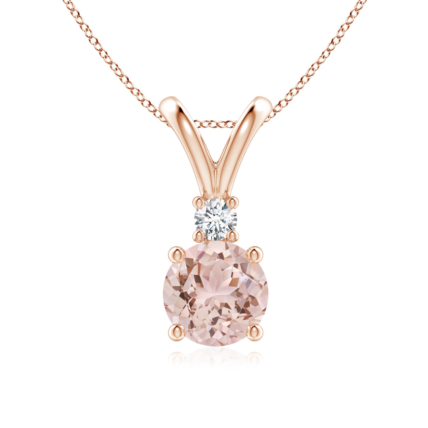 AAA - Morganite / 1.17 CT / 14 KT Rose Gold