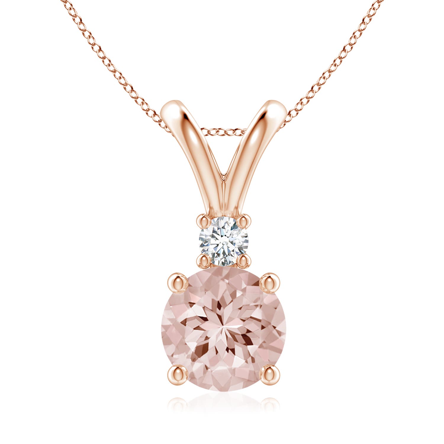 AA - Morganite / 1.74 CT / 14 KT Rose Gold