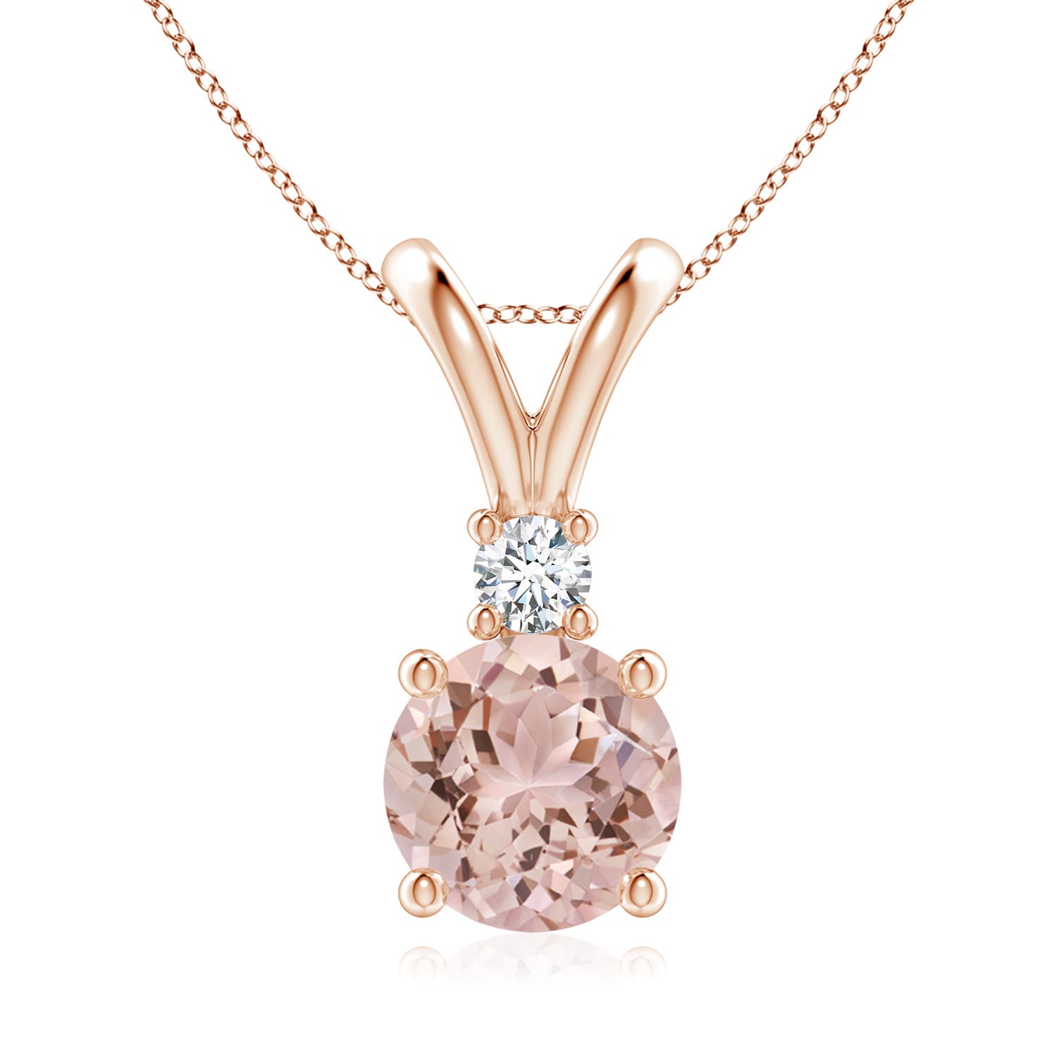 AAA - Morganite / 1.74 CT / 14 KT Rose Gold