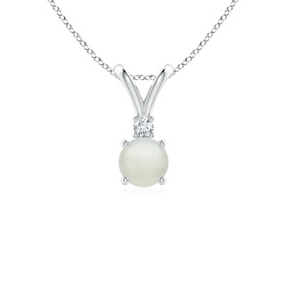 Round AA Moonstone