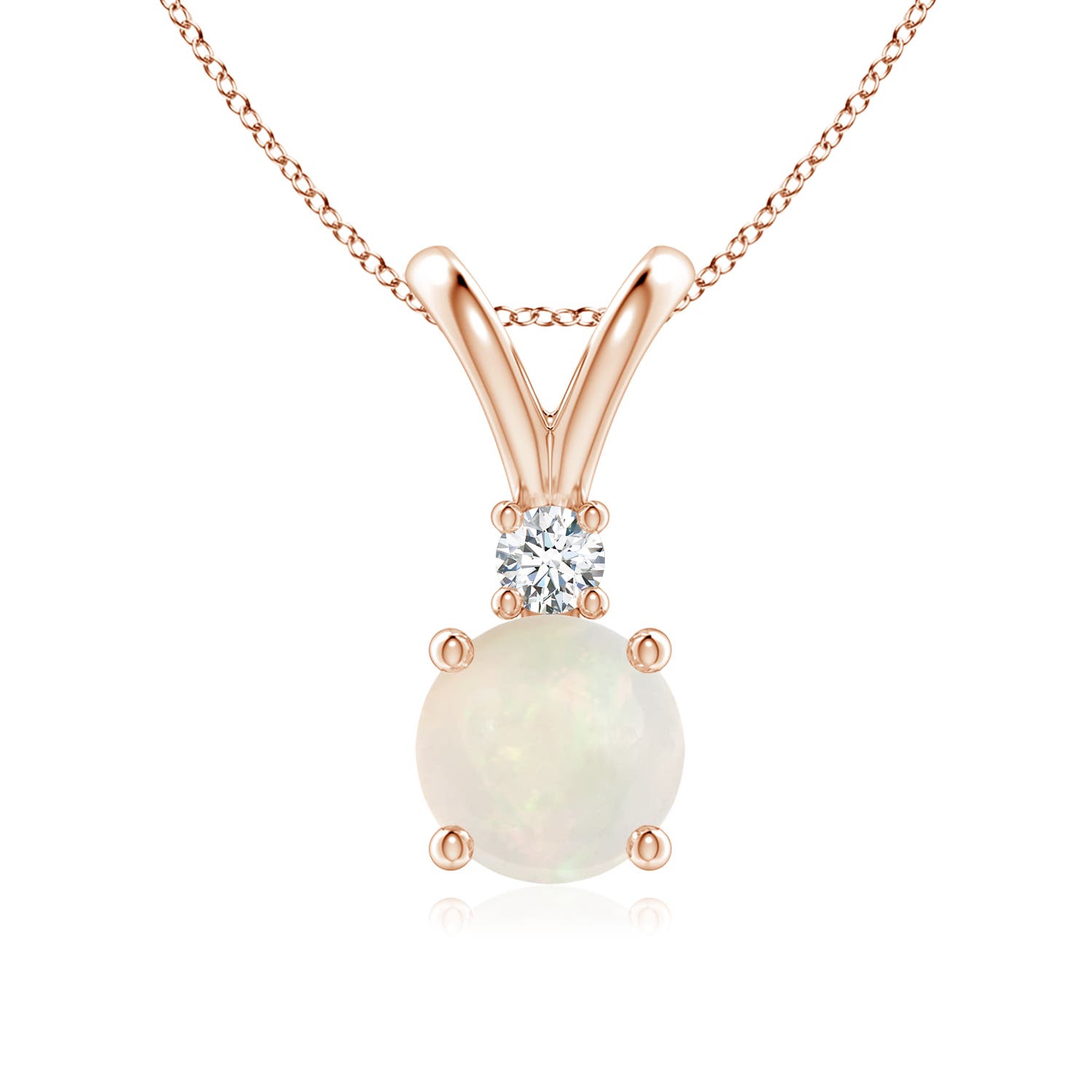 A - Opal / 0.82 CT / 14 KT Rose Gold