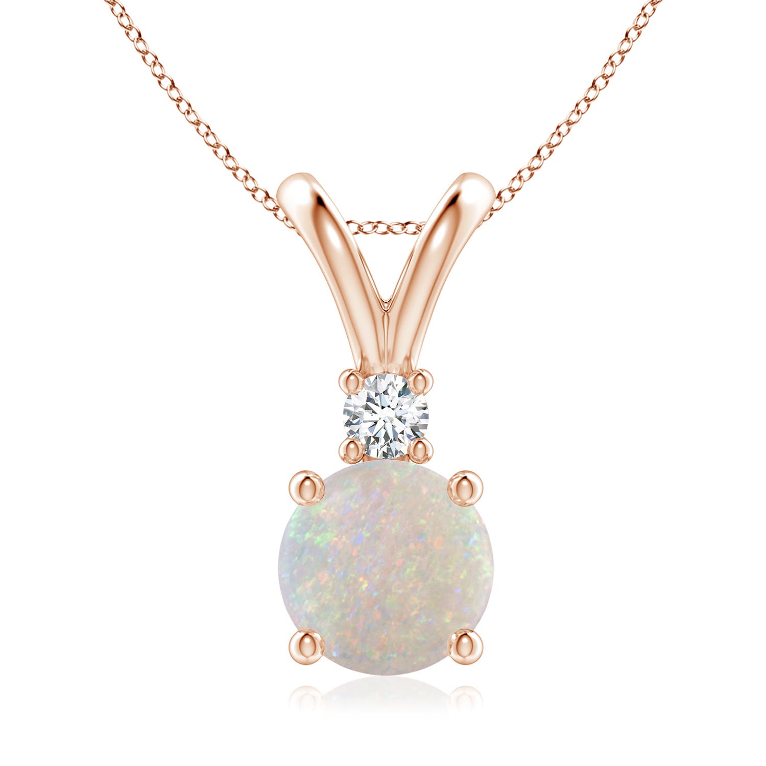 AA - Opal / 1.24 CT / 14 KT Rose Gold