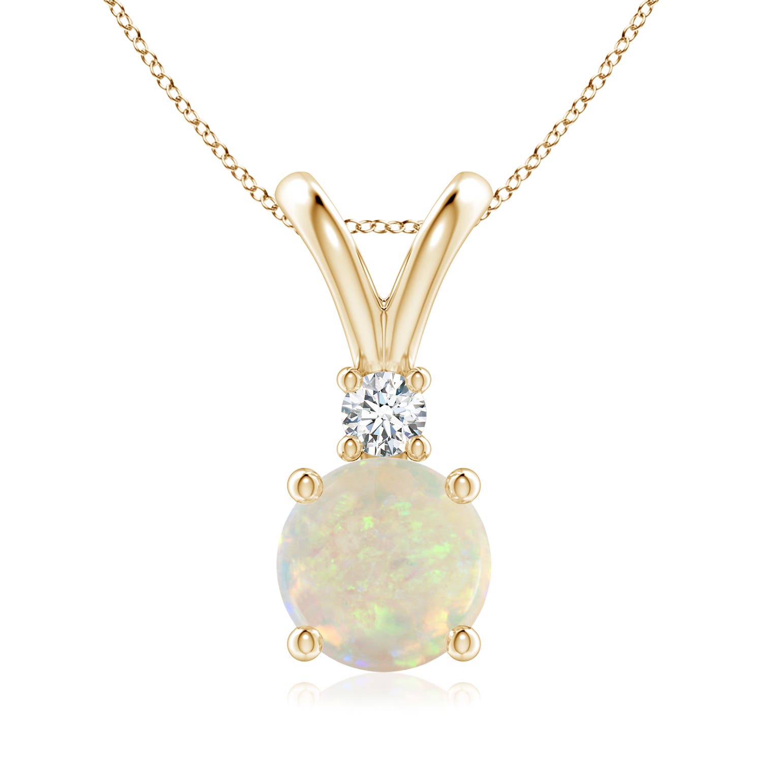 AAA - Opal / 1.24 CT / 14 KT Yellow Gold