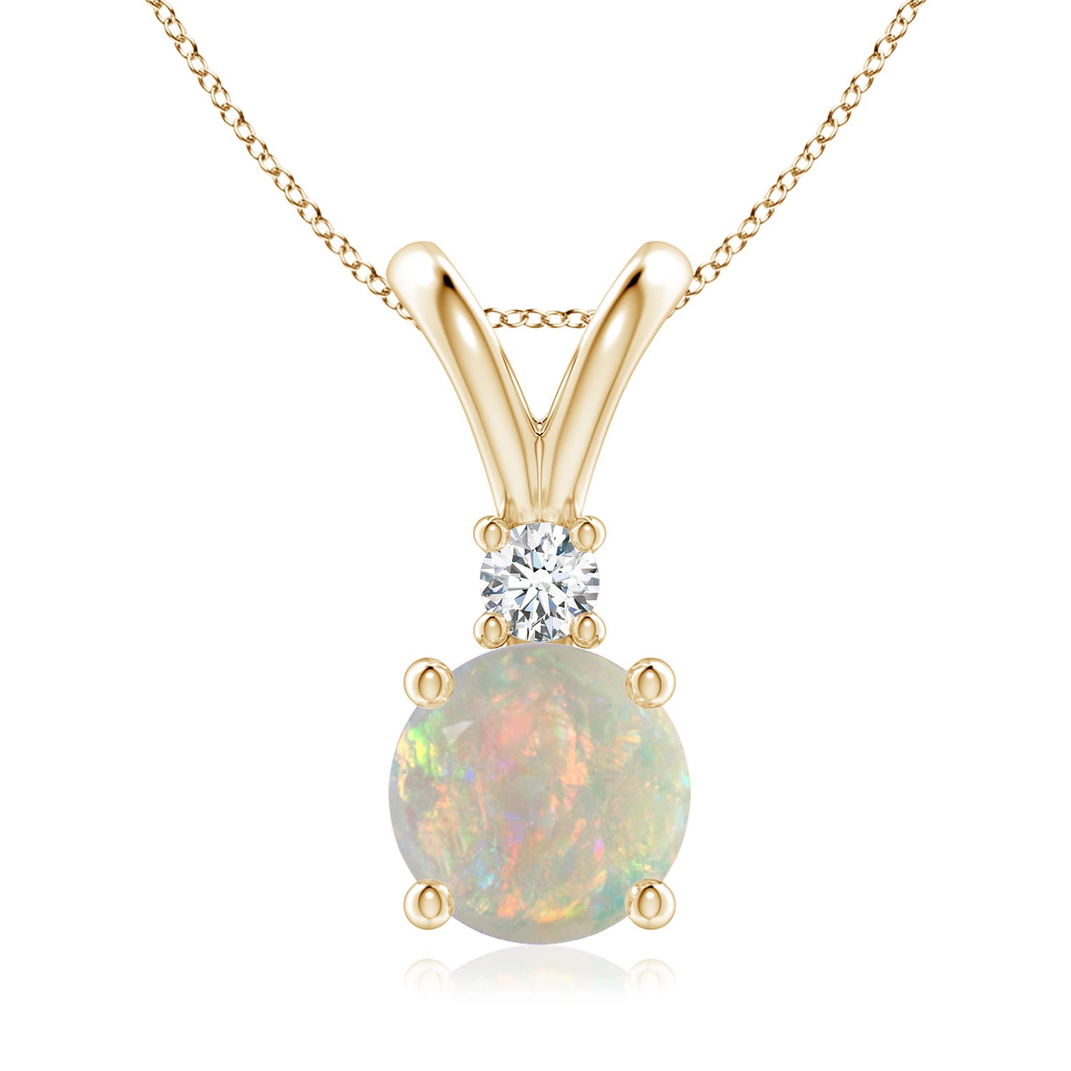 AAAA - Opal / 1.24 CT / 14 KT Yellow Gold