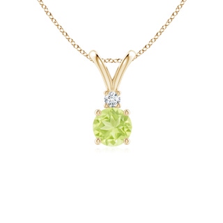 Round A Peridot