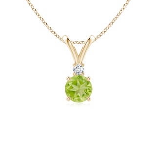 Round AA Peridot