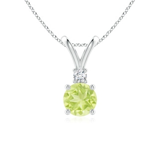 Round A Peridot