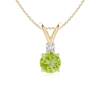 Round AA Peridot