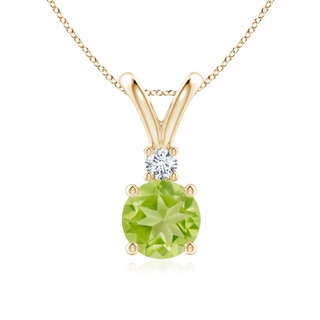 Round AA Peridot