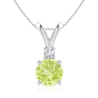 Round A Peridot