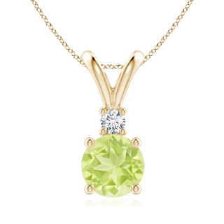 Round A Peridot