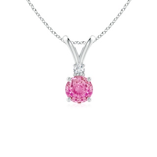 Round AA Pink Sapphire