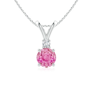 Round AA Pink Sapphire