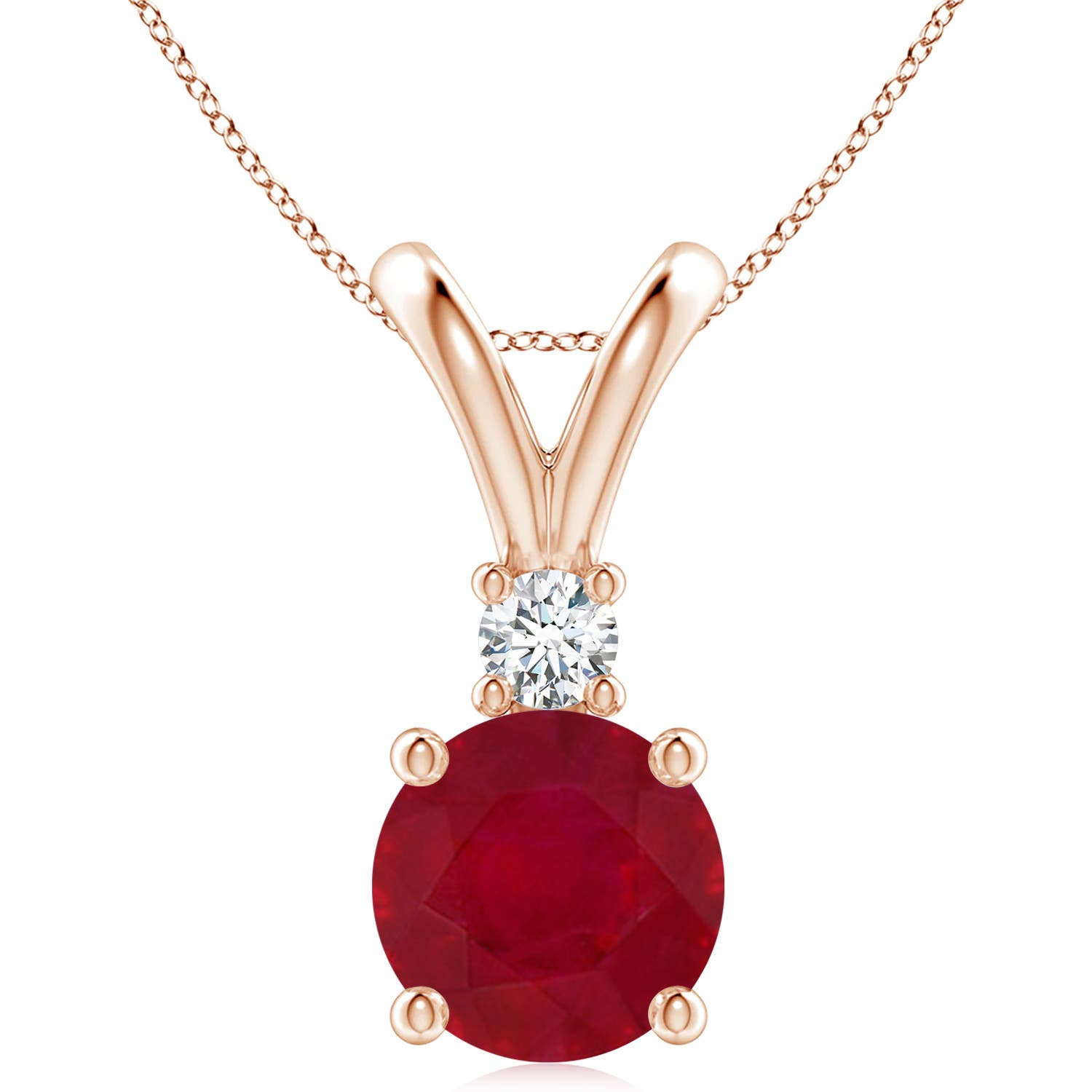 AA - Ruby / 4.66 CT / 14 KT Rose Gold