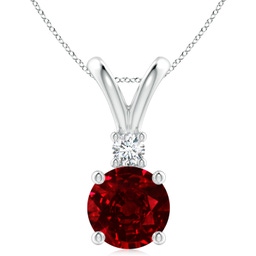 Solitaire Silver Ruby Jewellery