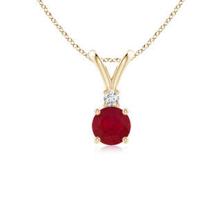 Round AA Ruby