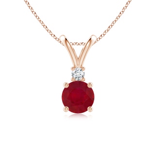 Round AA Ruby