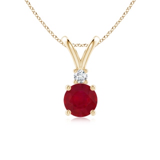 Round AA Ruby
