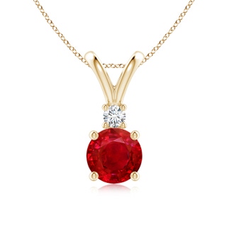 Round AAA Ruby