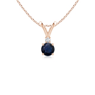 Round A Blue Sapphire
