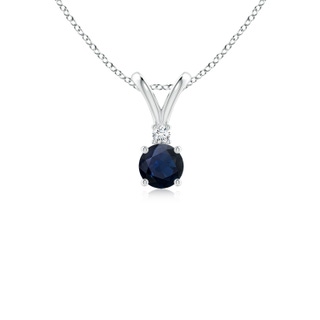 Round A Blue Sapphire