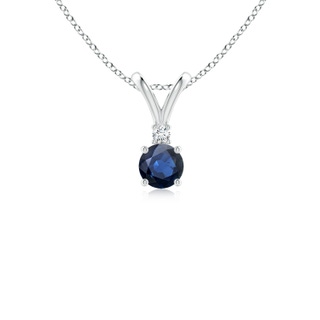 Round AA Blue Sapphire