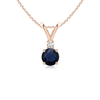 Round A Blue Sapphire