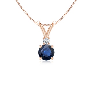 Round AA Blue Sapphire