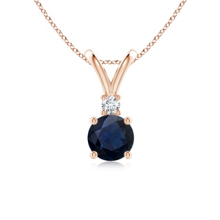 Round A Blue Sapphire
