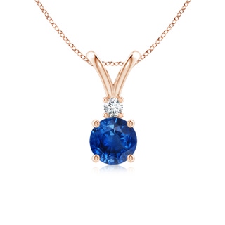 Round AAA Blue Sapphire
