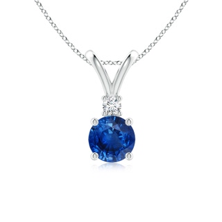 Round AAA Blue Sapphire