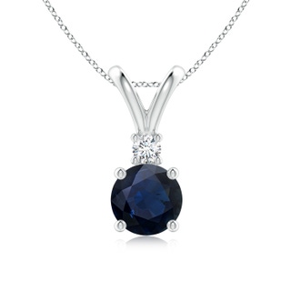 Round A Blue Sapphire