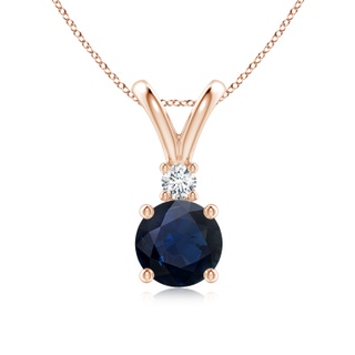 Round A Blue Sapphire