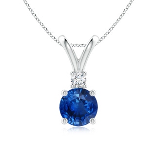 Round AAA Blue Sapphire
