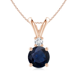 Round A Blue Sapphire