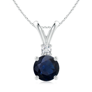 Round A Blue Sapphire