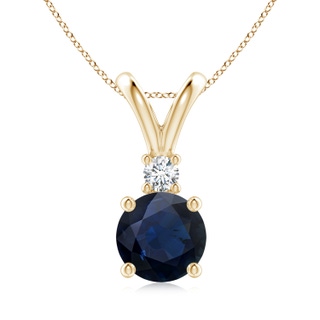 Round A Blue Sapphire
