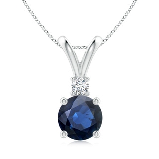 Round AA Blue Sapphire