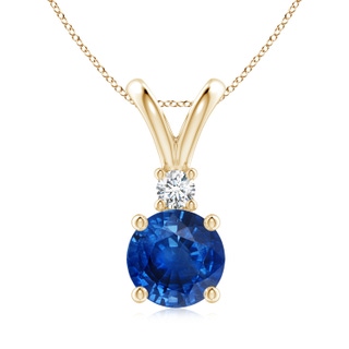 Round AAA Blue Sapphire