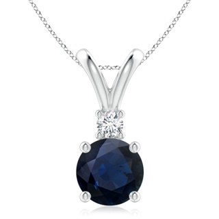 Round A Blue Sapphire