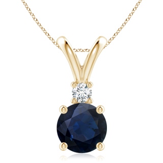 Round A Blue Sapphire