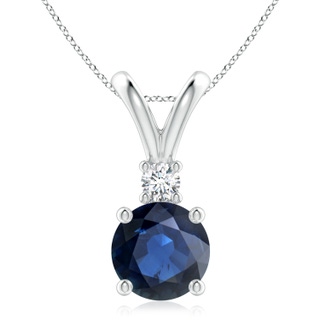 Round AA Blue Sapphire