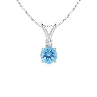 Round A Swiss Blue Topaz