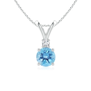 Round A Swiss Blue Topaz