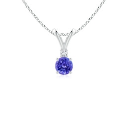 White Gold Tanzanite Necklaces and Pendants