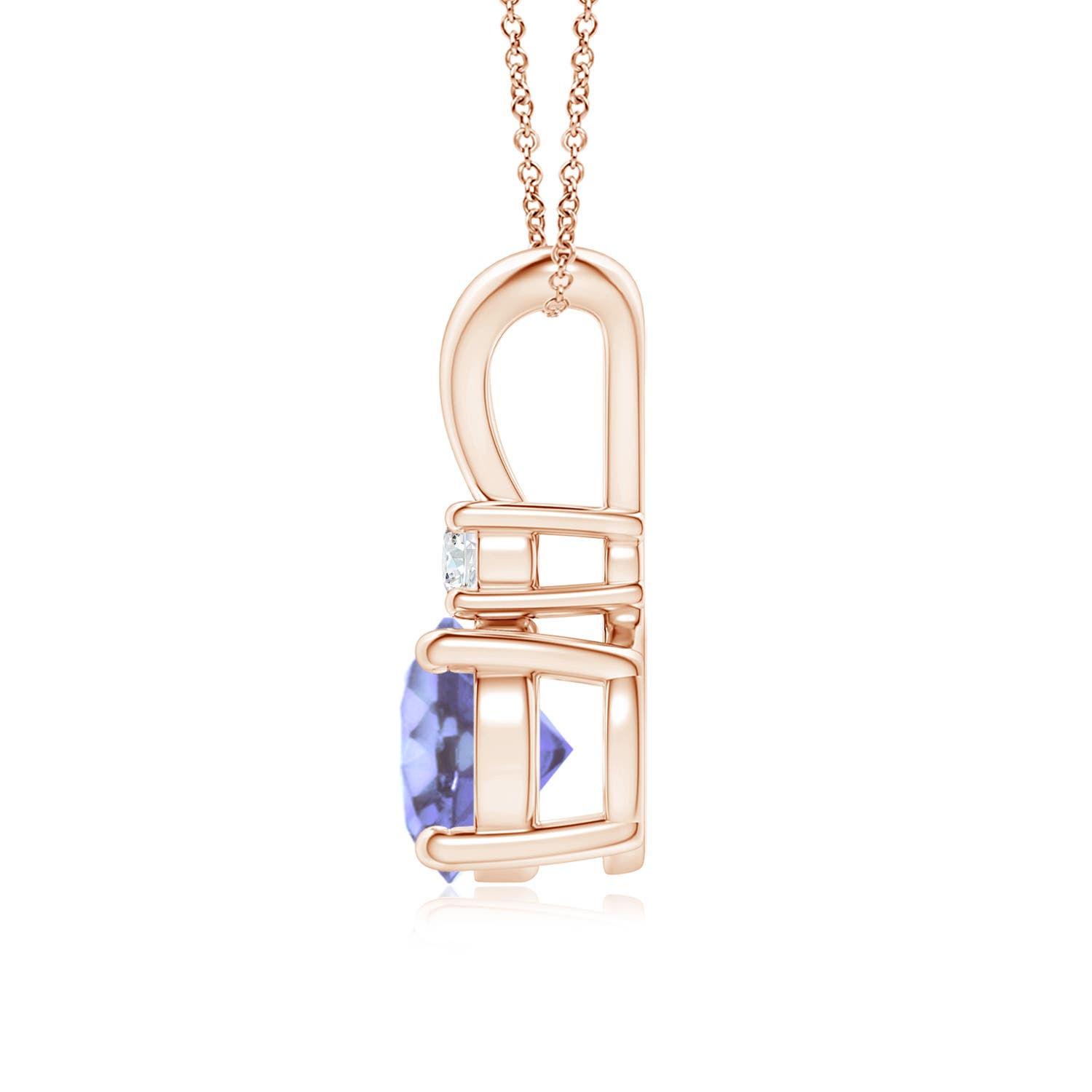 A - Tanzanite / 1.52 CT / 14 KT Rose Gold