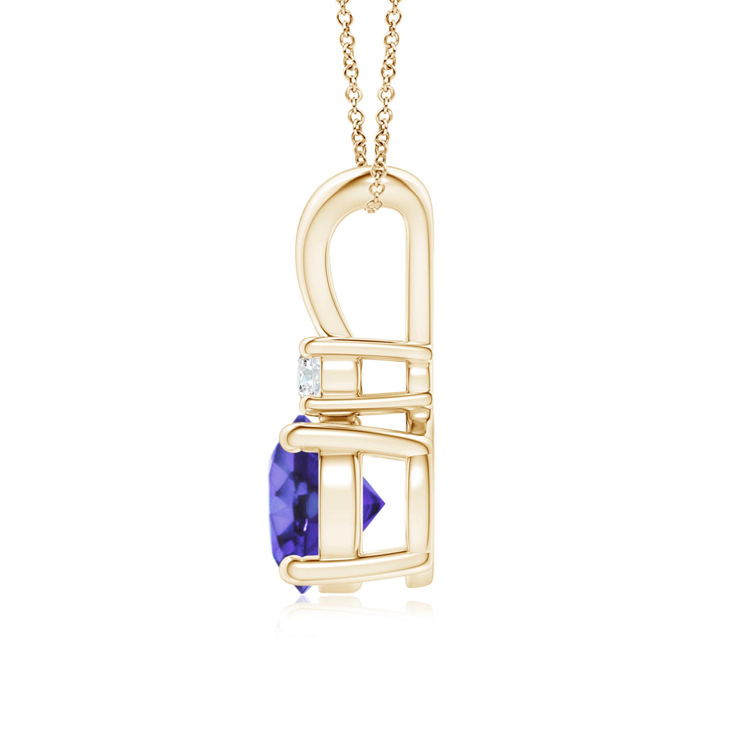 AA - Tanzanite / 1.52 CT / 14 KT Yellow Gold