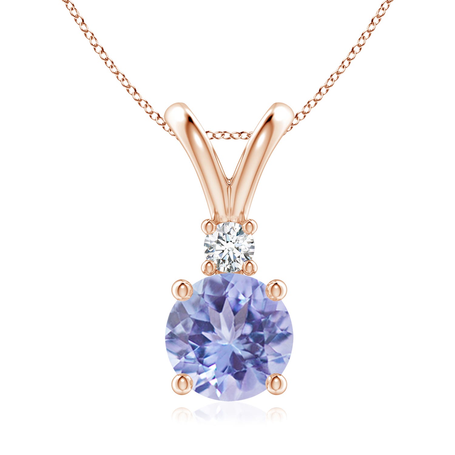 A - Tanzanite / 1.89 CT / 14 KT Rose Gold