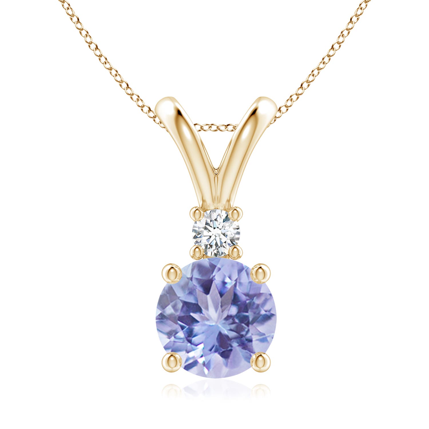 A - Tanzanite / 1.89 CT / 14 KT Yellow Gold