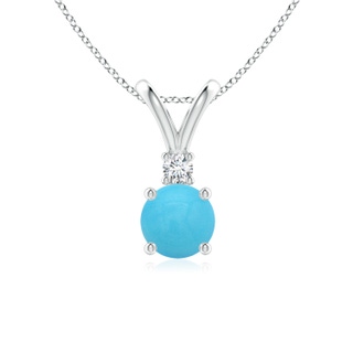Round AA Turquoise